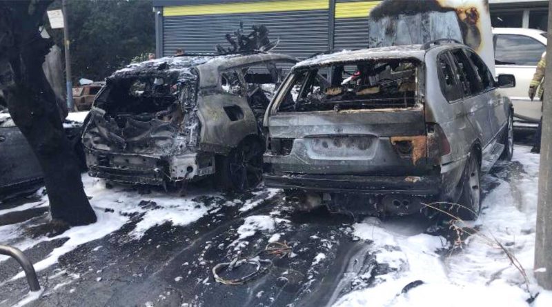 sariyer arac yangini