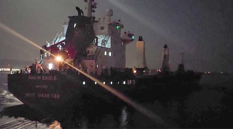 kargo gemisi ariza yapti