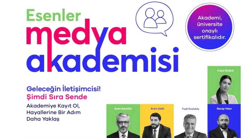 Esenler Medya Akademisi basliyor