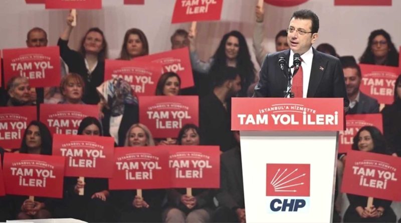 CHPnin Istanbul Adayi ekrem Imamoglu