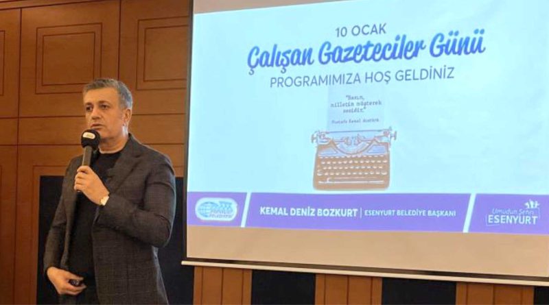 Esenyurtta 10 Ocak Calisan Gazeteciler Gunu programi