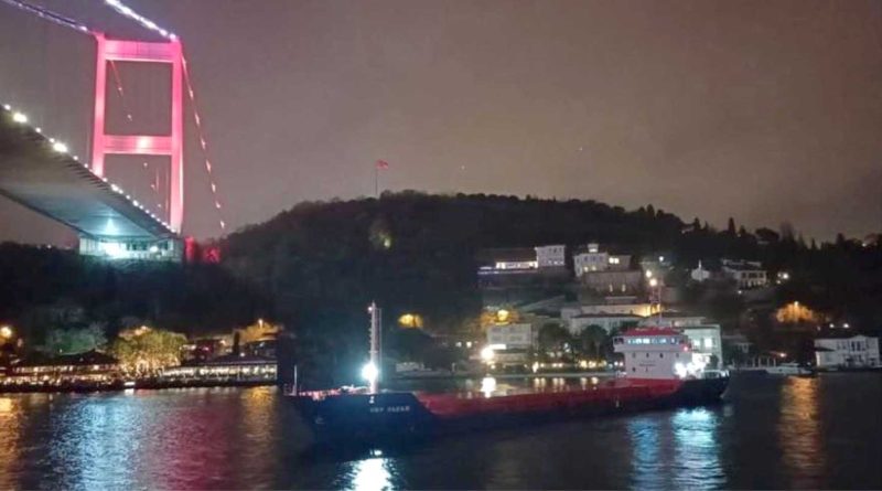 Istanbul Bogazi gemi trafigine kapatildi
