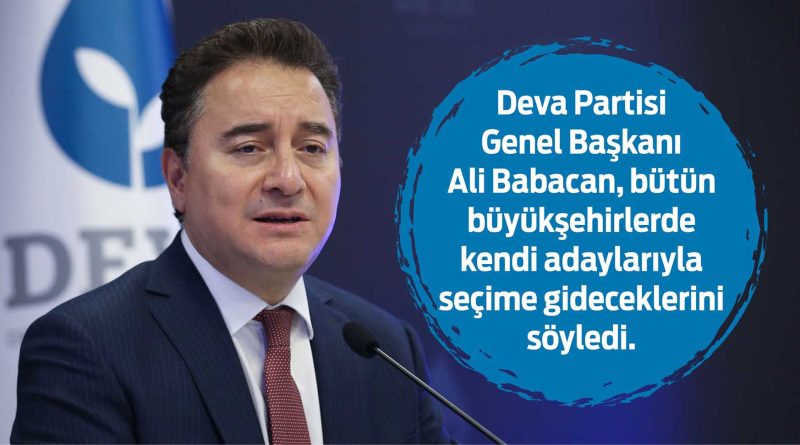 ali babacan buyuksehirlerde aday