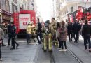 Beyoglu Anadolu Lisesinde yangin panigi