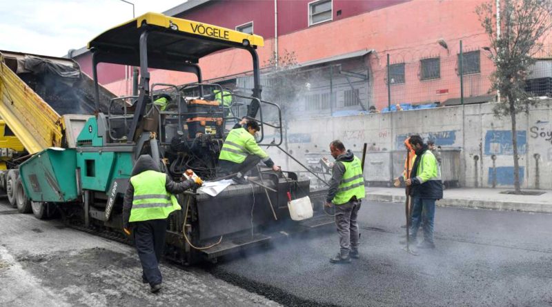 Esenyurtta Asfaltlama Calismalari Suruyor