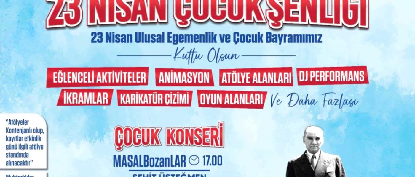 Cekmekoy Belediyesinden 23 Nisan cocuk senligi surprizi