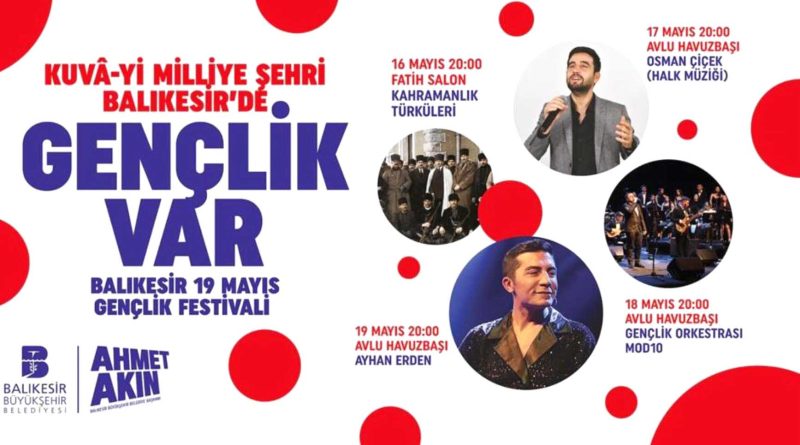 Balikesirde Genclik Festivali firtinasi