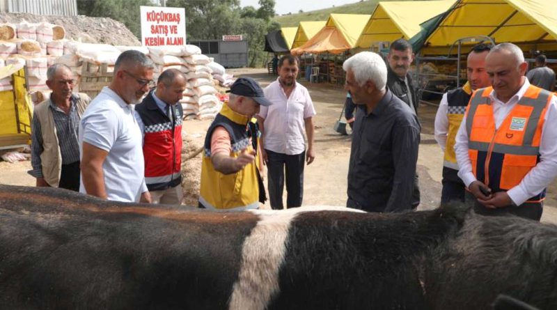 kurban satis ve kesim tesisi bayrama hazir