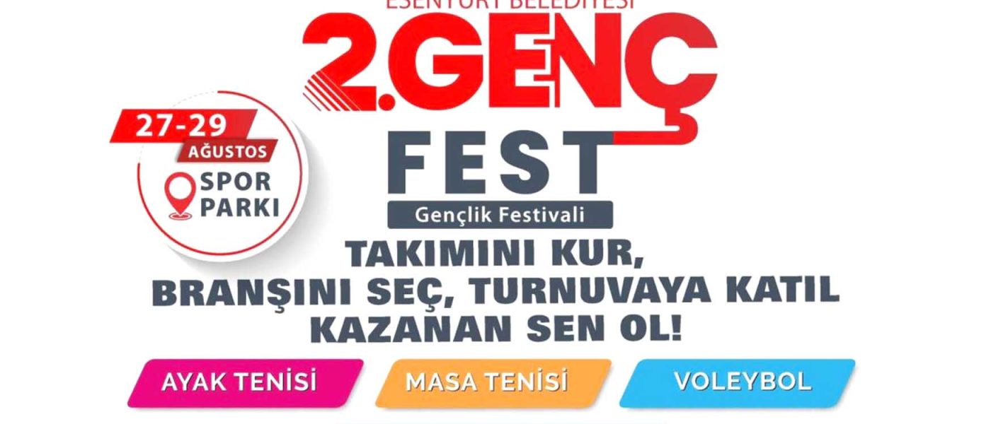 Esenyurtta genclik festivali basliyor