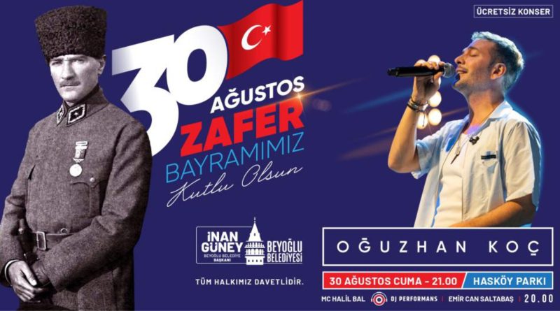 Zafer Bayrami konserle kutlanacak