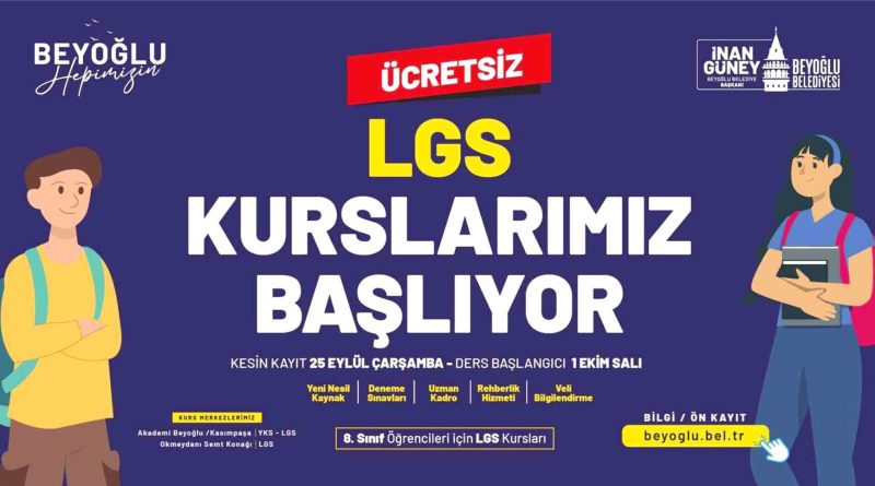 ogrencilere ucretsiz YKS ve LGS kursu mujdesi