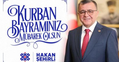 Başkanı Şehirli’den Kurban Bayramı Mesajı
