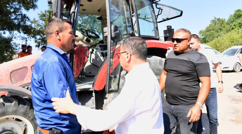 Yangının Boyutunu Yerinde İnceledi