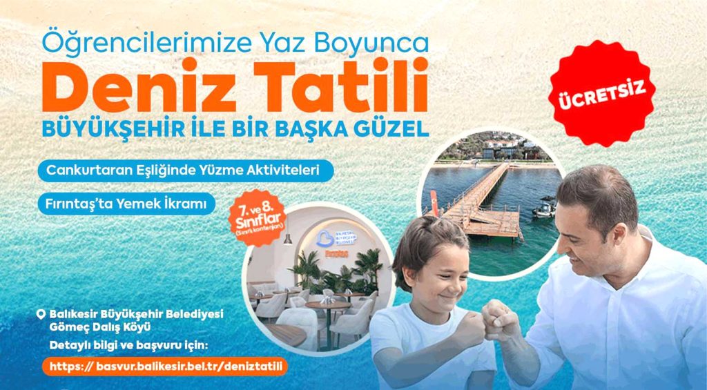 Cocuklara Deniz Tatili Mujdesi
