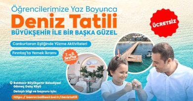 Akın’dan Çocuklara Deniz Tatili Müjdesi