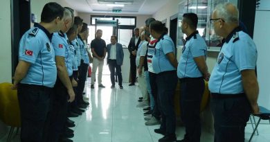 Şehirli’den Zabıta Ekibine Pastalı Kutlama